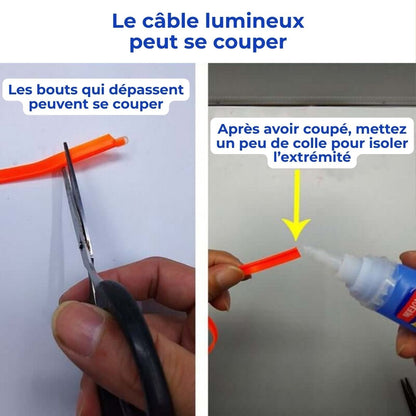 Luxeo™ - Bande LED Personnalisable pour Voiture